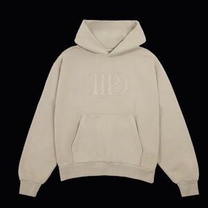 NWOT Taylor Swift Tortured Poets Department Beige Hoodie size small